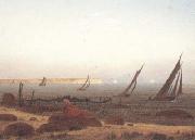 Caspar David Friedrich Woman on the Beach at Rugen (mk10) oil painting picture wholesale